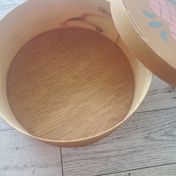 Bundle Only:VTG Handmade Signed Shaker Wooden Box Folk Art Hand Painted - Picture 8 of 11